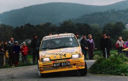 Jacek Sikora i Marek Kaczmarek - Fiat Cinquecento Sporting.